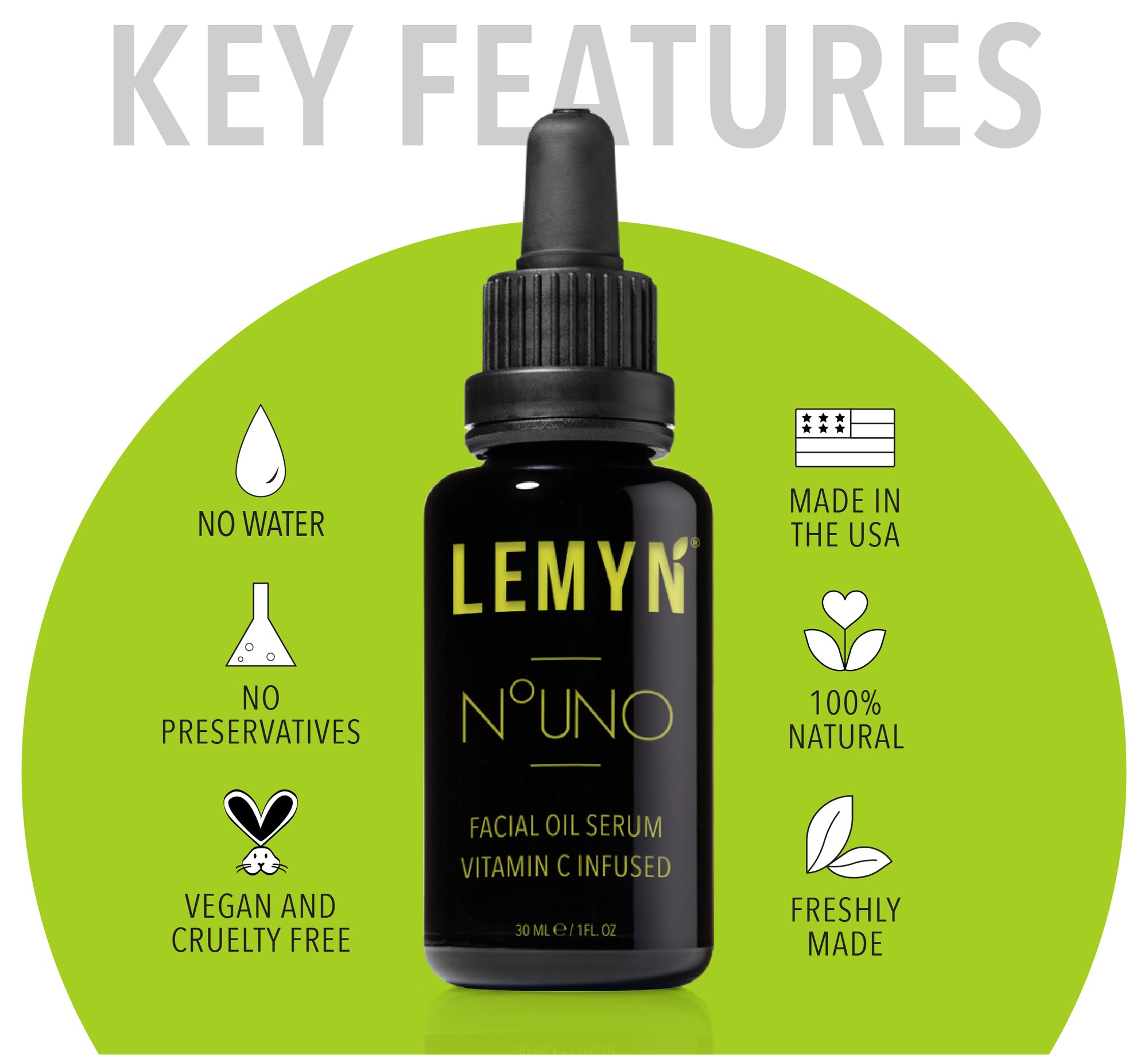 Numero Uno - Hydrate & Glow Vitamin C Face Oil | Freshly Made
